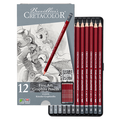 Cretacolor Fine Art Graphite Pencil - 9B (softest)